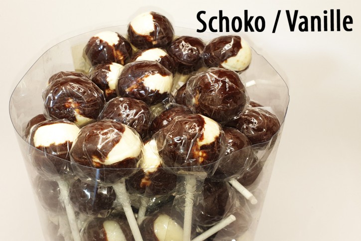 4 Schoko-Vanille-Lollies