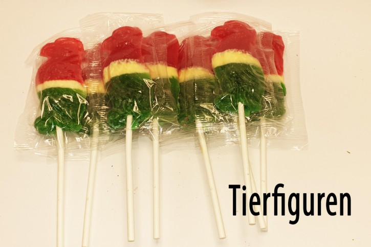 4 Tierfiguren-Lollies