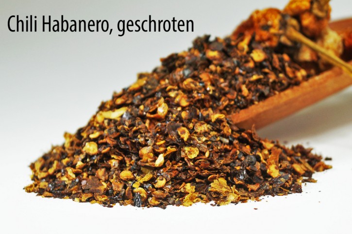 Chili-Habanero,(Red Salvina) geschroten  100g