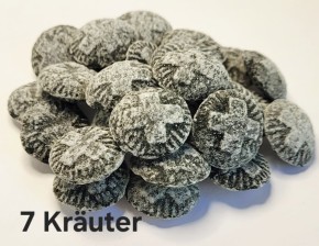 sieben Kräuter-Bonbons, die mit dem Kreuz 10 Tüten a 120g